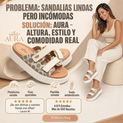 SANDALIAS AURA | DISEÑO + COMODIDAD